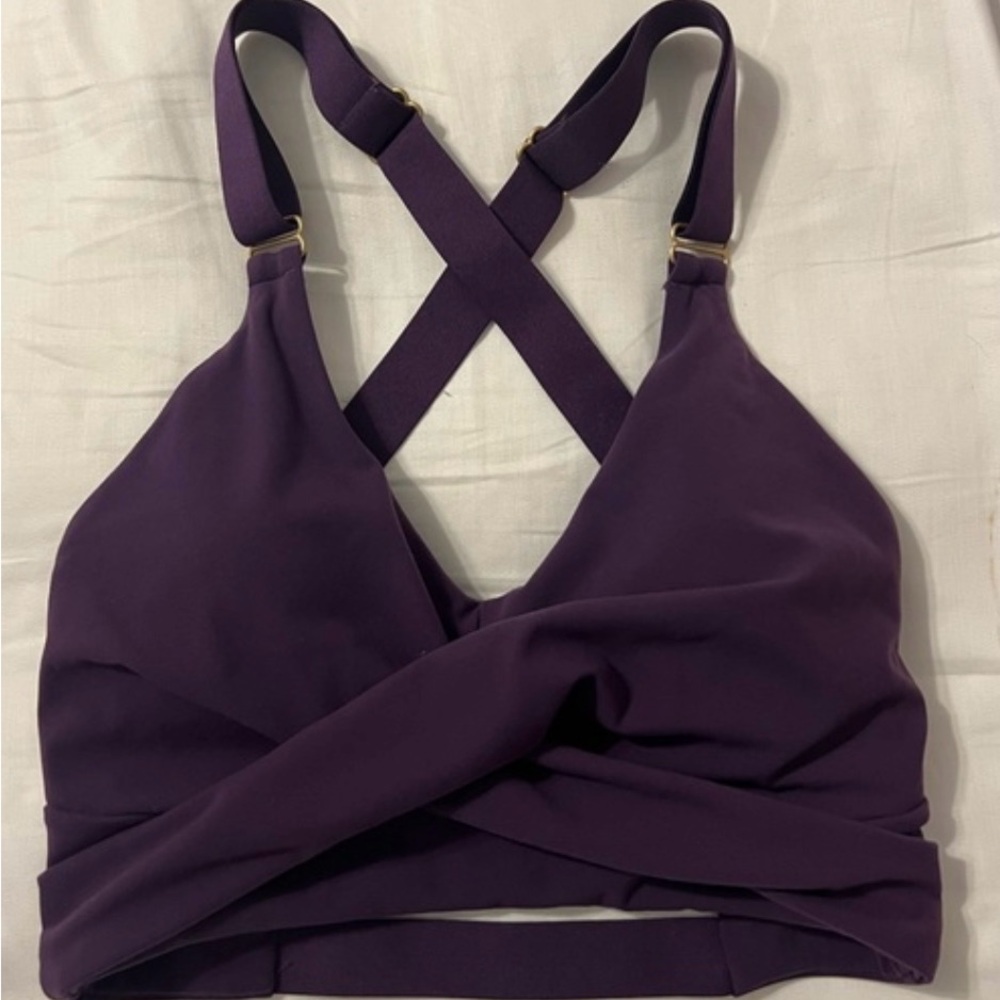 BuffBunny Purple Cross-Back Bra